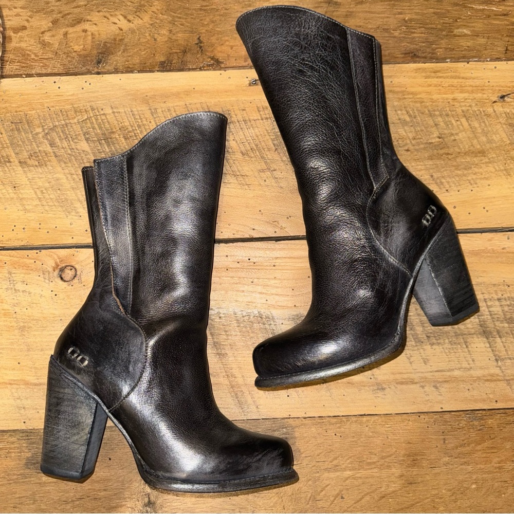 BED|STU Cobbler Series Metallic Gunmetal Embark P Boot size 7